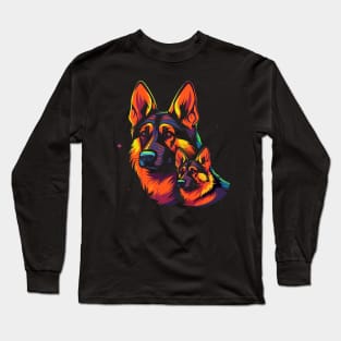 German Shepherd Fathers Day Long Sleeve T-Shirt